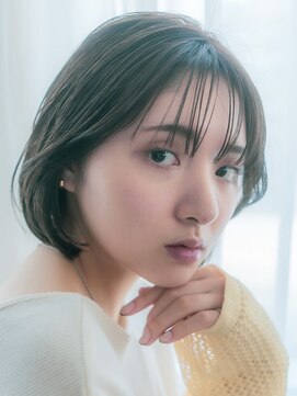 スミス 秋葉原(Smith) ミニボブ/大人ショート/20代30代/オリーブベージュ