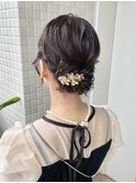 短めアップスタイル