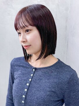 アイティーバイアルバム 八王子店(IT by ALBUM) ボブミディアム美髪ショートくびれミディ韓国ヘア_ba544451