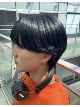 デュー 栄(DEW) 【DEW】カルマパーマ/マッシュ/センターパート/縮毛矯正