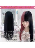 チェリーピンク×ブラック　ツートンカラー☆