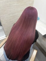 ラビス クローバー(Lovis clover) ツヤ髪スタイル チェリーブラウン ホワイトグレージュ