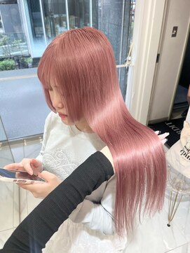 ランテルディ 渋谷(LANTERDIT) 【LANTELDIT】ペールピンク　ハイトーン　ダブルカラー