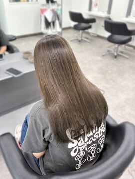 ガルボヘアー 桟橋店(garbo hair) 高知美容院オリーブベージュヘーゼルベージュ