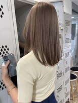 サンクマーケット 渋谷(cinq MARKET) 渋谷ブリーチカラータッセルボブ顔周りレイヤー切りっぱなしボブ