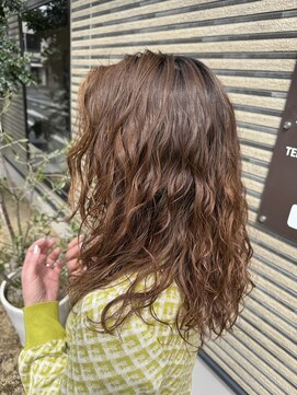 海 空 太陽 パーマスタイル