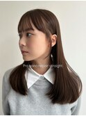 触りたくなるような艶髪に！Proナノリペアストレート◎