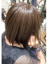 フェリア 渋谷(Feria)&nbsp;【Feria 渋谷】白髪ぼかし×大人ハイライト "Tsuyuki"