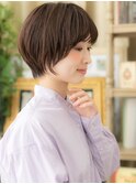 ★ヘーゼルグレージュひし形小顔マッシュショート20代30代★1