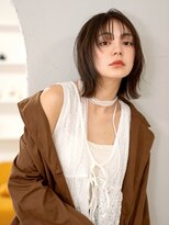 ファルベ(Farbe)&nbsp;ミディアムヘア/暗めカラー/グランマッシュ/デザインカラー