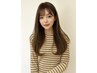 【手入れが楽に♪】曲がる縮毛矯正（顔まわりのみ）＋カット　￥13900