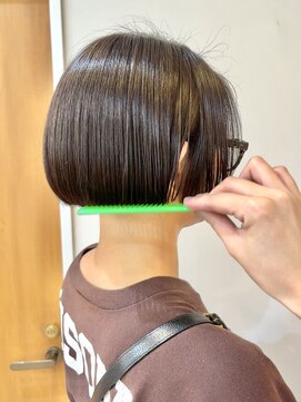 モリオ フロム ロンドン 成増店 【morio成増/宇佐美】可愛い丸みミニボブ◎