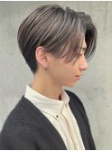 ハンサムショート　センターパート