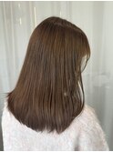 透明感シルクアッシュベージュ