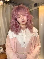 ハコ プラス(HACO+)&nbsp;【Haco+】Ibuki_ミルクティーピンク_ダブルカラー