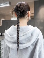 シオン(shion) ロングおくれ毛韓国ヘアイメチェン_ba587611
