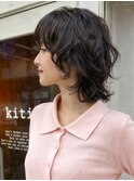 《kitin吉祥寺》　ウルフ　ウルフパーマ　ウルフカット