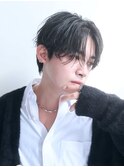 men's/顔周り/ニュアンスパーマ/黒染め/韓国/ダウンパーマ