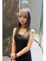 アンブル リュクス 池袋(amble luxe) 【韓国モード】バイカラーシルバーレイヤー