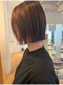 切りっぱなしボブ表参道ボブパーマ髪質改善縮毛矯正レイヤーボブ