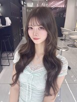 ラルム 新宿(LARME SHINJUKU)&nbsp;ブリーチなし　ミントグレージュ♪レイヤーカット【Kaya】