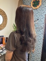 美容室ひろ 美髪彩生カラープレトワ+ケアパックトリートメント