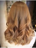 ハイトーンベージュモーブカラー　byMIKI【LUXBE梅田店】 