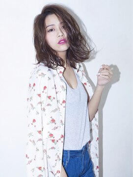 メノン 茨木店(Menon) ワンレンロブ イルミナカラー ヘルシーレイヤ