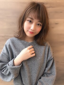 ピシェ ヘア デザイン(Piche hair design) 【Piche】ラフで可愛い外はねミディ