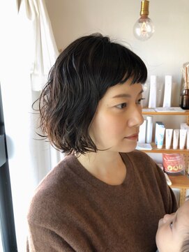 サニー(SUNNY) 無造作パーマボブ