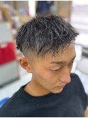 ツイストパーマ  <理容室>/メンズ/バーバー/メンズカット