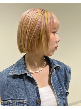 ヘアークラフト(Hair Craft) ライトピンク/ポイントイエロー