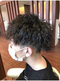 ツーブロックソフトツイストパーマ(四ツ橋)
