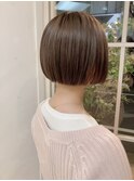 小顔矯正ナチュラルストレートスリークボブ30代40代梅ヶ丘美容室
