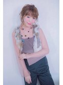 ☆月曜営業☆ojiko.華奢見えアレンジ【ほつれ髪ローポニー】