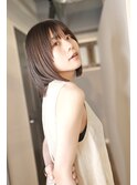 切りっぱなしボブ/ショートヘア/ショート/30代40代50代/高砂