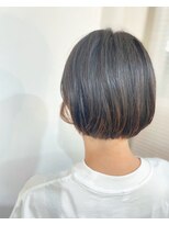 ミロワール(miroir) ショートボブ/毛先ポイントカラー