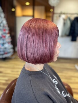ヘアー キューブ フィール 都町店(hair cube feel) キュートピンク