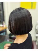 切りっぱなしボブ