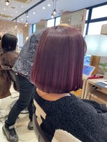 アース 佐世保早岐店(HAIR&MAKE EARTH) 切りっぱなしボブスタイル