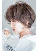 【kate 大宮】くびれショート×くすみグレージュ