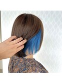お手入れ楽チンボブ×サマーブルーカラー