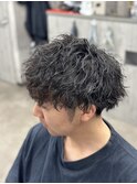 ピンパーマショート