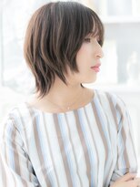 モッズヘア 越谷(mod's hair) 黒髪シースルーバング小顔ボブレイヤーカットc5越谷20代30代40代