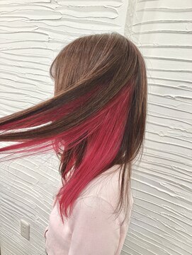 グロウトヨサキワン(GLOW TOYOSAKI ONE) ベージュ×インナーチェリーピンク