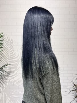 オルバイマグ(oru by mag) 透明感カラー★ダブルカラーブリーチネイビーブルーブラック