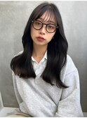 フェミニンロング/似合わせカット/メルティカラー/2wayバング