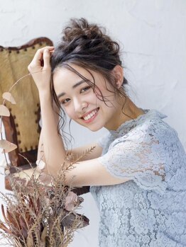ヘアセットサロンシャルメ 梅田店(Hair Make Salon CHARMER)の写真/[ヘアアレンジ¥1300~/ヘアセット¥1500~/ヘアセット+リボン+パール¥2600]”なりたい”が叶うサロン♪