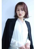 外ハネスタイル