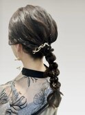 ヘアセット(編みおろし)